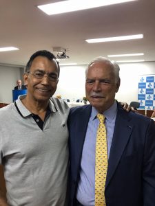 Joaquim Maria Botelho e Márcio Barbosa no Simpósio de História do IEV